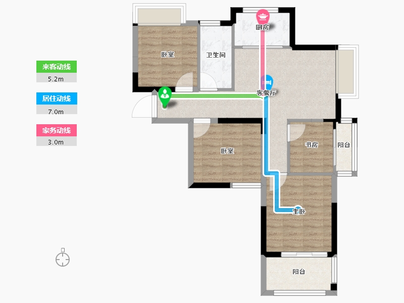 福建省-三明市-西江悦-74.84-户型库-动静线