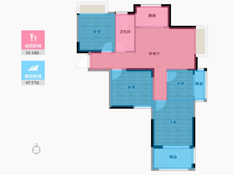 福建省-三明市-西江悦-74.84-户型库-动静分区