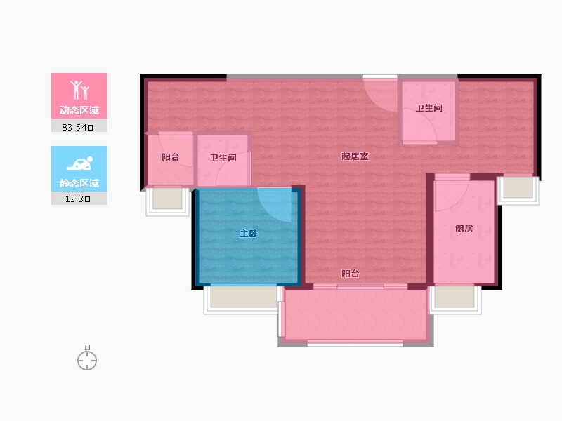 福建省-漳州市-联创文康府-87.00-户型库-动静分区