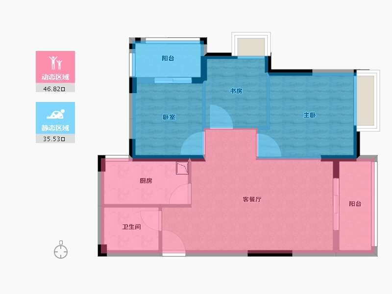 福建省-三明市-西江悦-73.54-户型库-动静分区