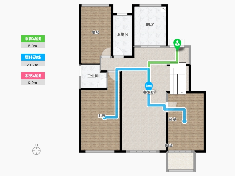 江苏省-宿迁市-世纪紫薇苑-210.00-户型库-动静线