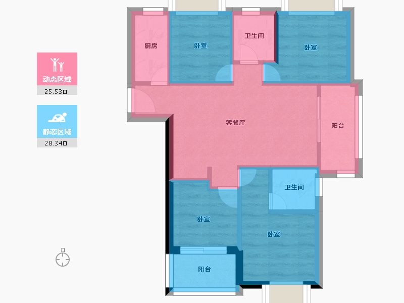 福建省-三明市-西江悦-47.21-户型库-动静分区