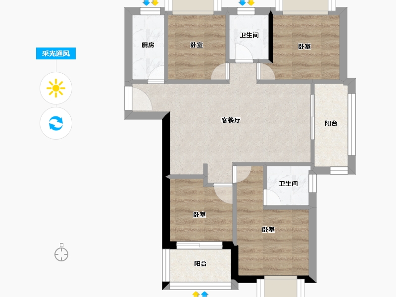 福建省-三明市-西江悦-47.21-户型库-采光通风