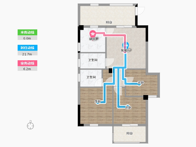 福建省-宁德市-中融·檀府-94.00-户型库-动静线