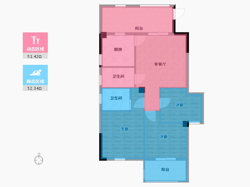 福建省-宁德市-中融·檀府-94.00-户型库-动静分区