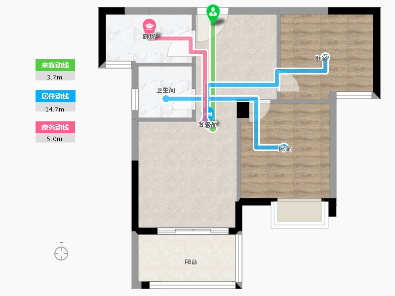 福建省-三明市-西江悦-60.83-户型库-动静线