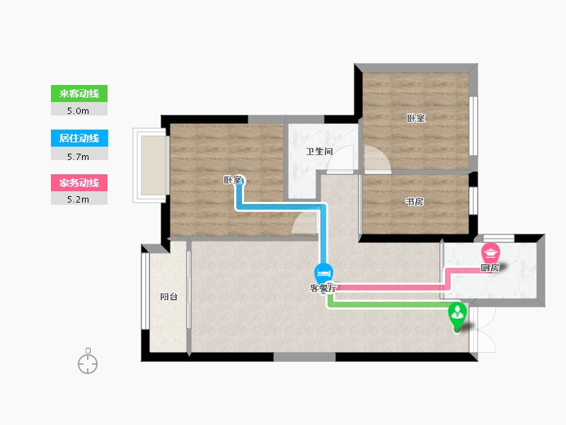 福建省-福州市-大东海新天地-68.00-户型库-动静线