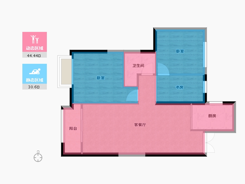 福建省-福州市-大东海新天地-68.00-户型库-动静分区