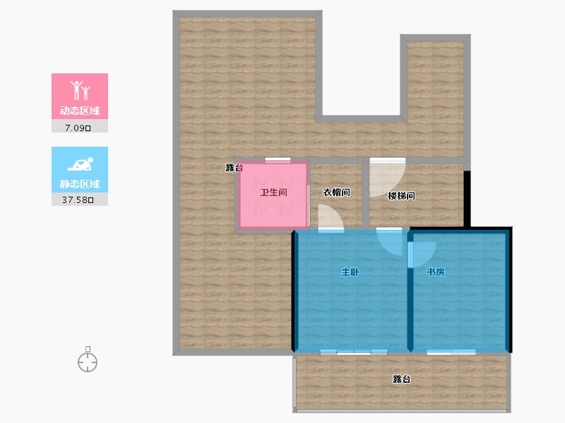 江苏省-宿迁市-世纪紫薇苑-138.01-户型库-动静分区