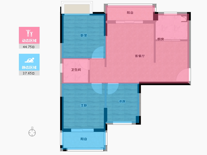 福建省-三明市-西江悦-73.87-户型库-动静分区