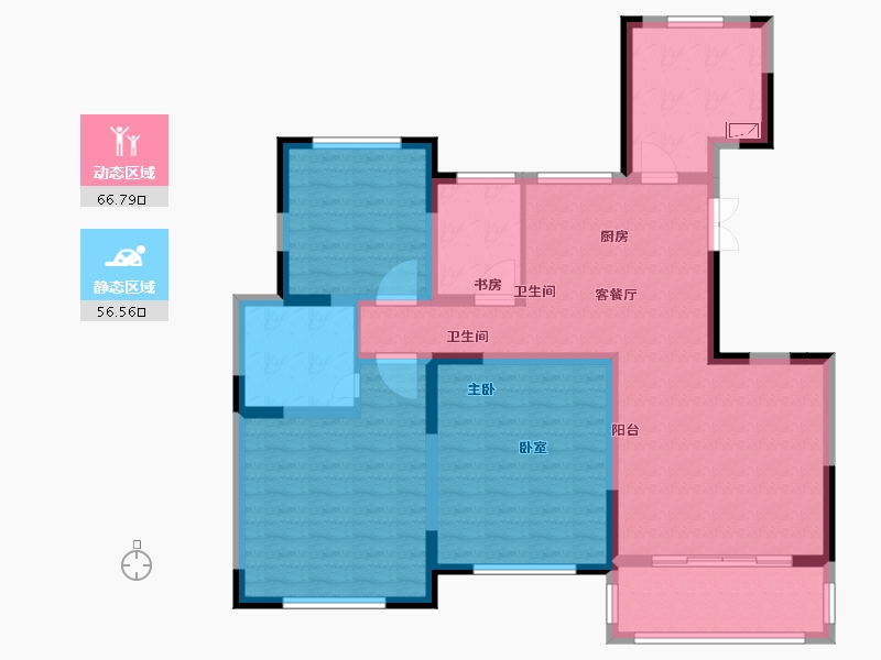 江苏省-无锡市-鹅洲公馆-109.97-户型库-动静分区