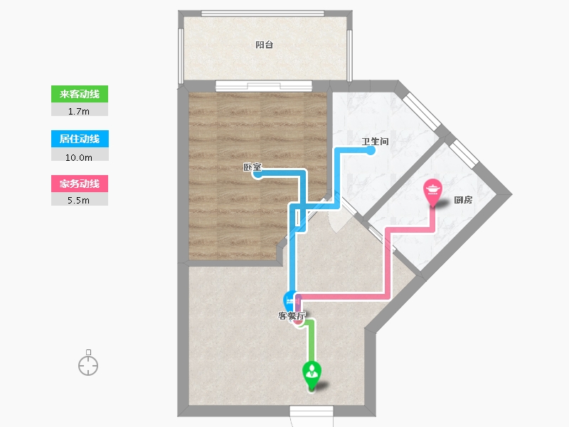 浙江省-温州市-金色小镇-41.07-户型库-动静线