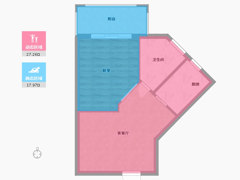 浙江省-温州市-金色小镇-41.07-户型库-动静分区