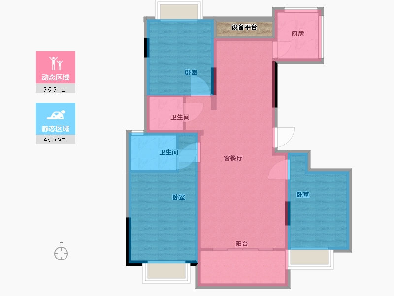 江西省-抚州市-海瑞学府-93.24-户型库-动静分区