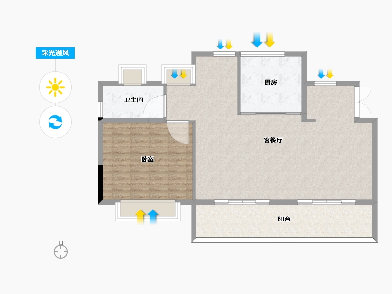 福建省-福州市-正祥·贵里-102.01-户型库-采光通风