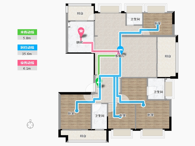 浙江省-丽水市-温溪首府-142.00-户型库-动静线