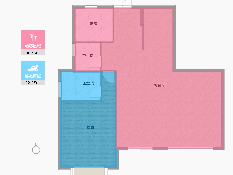 福建省-福州市-正祥·贵里-111.00-户型库-动静分区