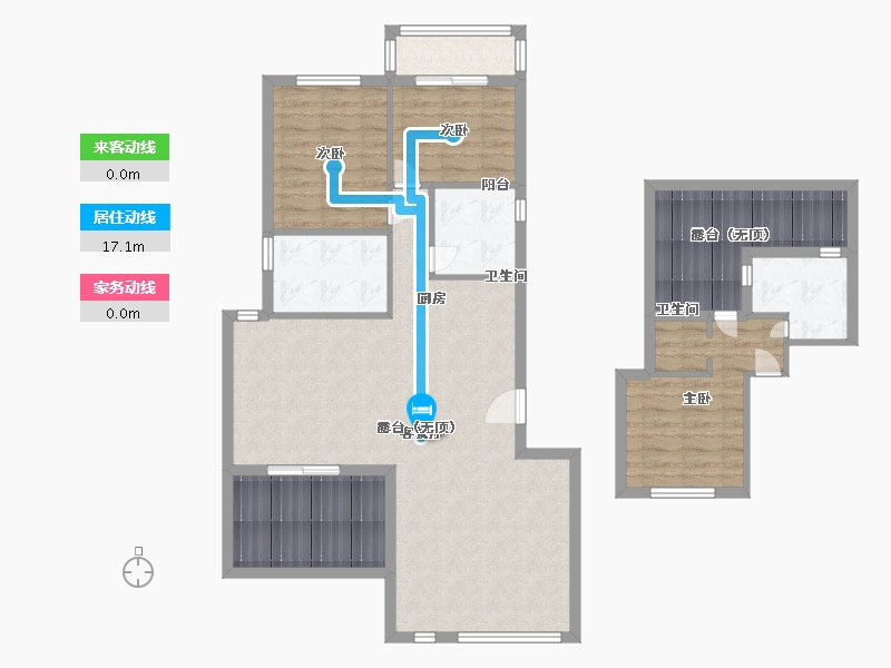 安徽省-宿州市-彼岸星城·融耀-109.01-户型库-动静线