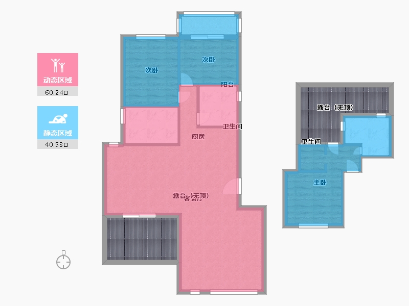 安徽省-宿州市-彼岸星城·融耀-109.01-户型库-动静分区