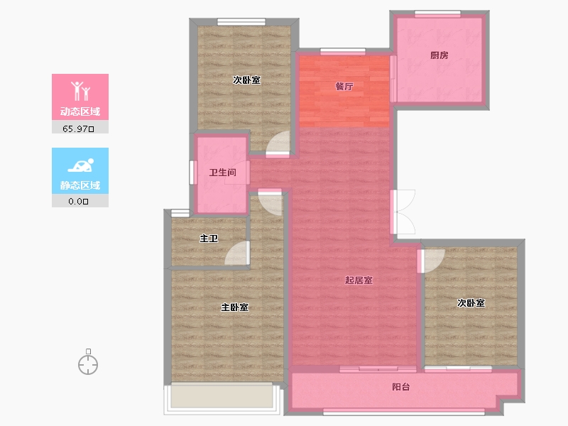 江苏省-盐城市-学府名苑-105.19-户型库-动静分区