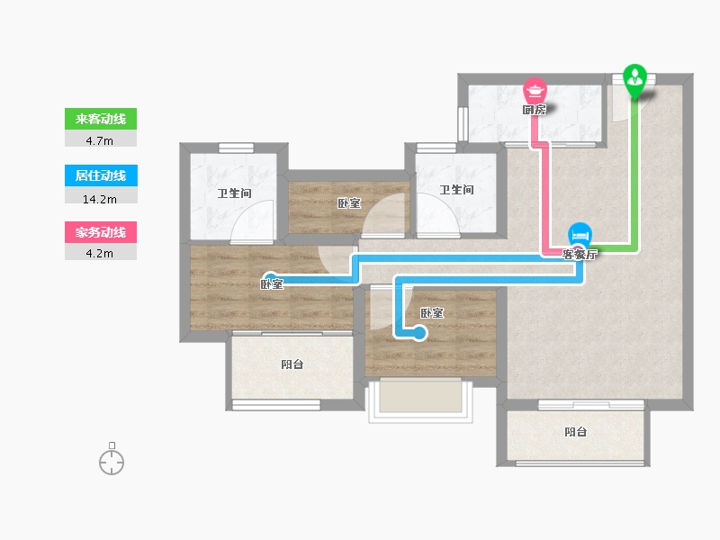 福建省-福州市-中海锦江城-71.01-户型库-动静线