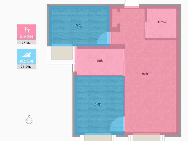 新疆维吾尔自治区-乌鲁木齐市-香缇雅境-38.16-户型库-动静分区