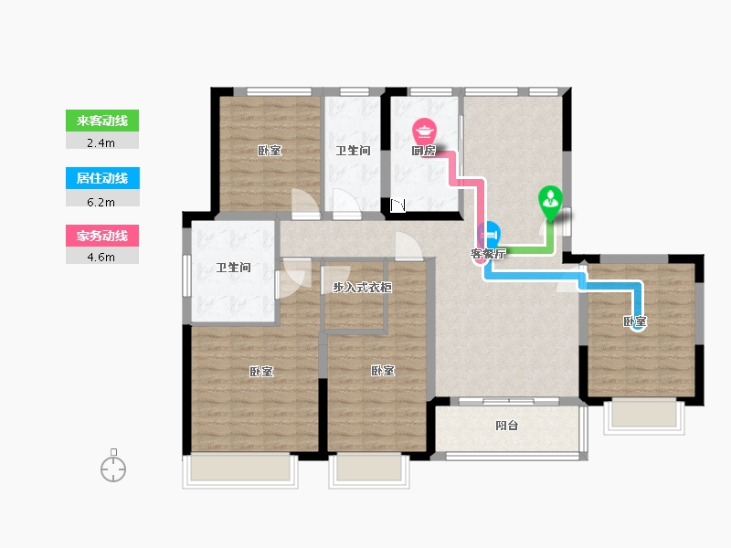 浙江省-宁波市-印东方-117.00-户型库-动静线