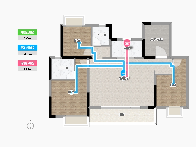 福建省-福州市-奥园鼎新海樾岚庭-92.00-户型库-动静线