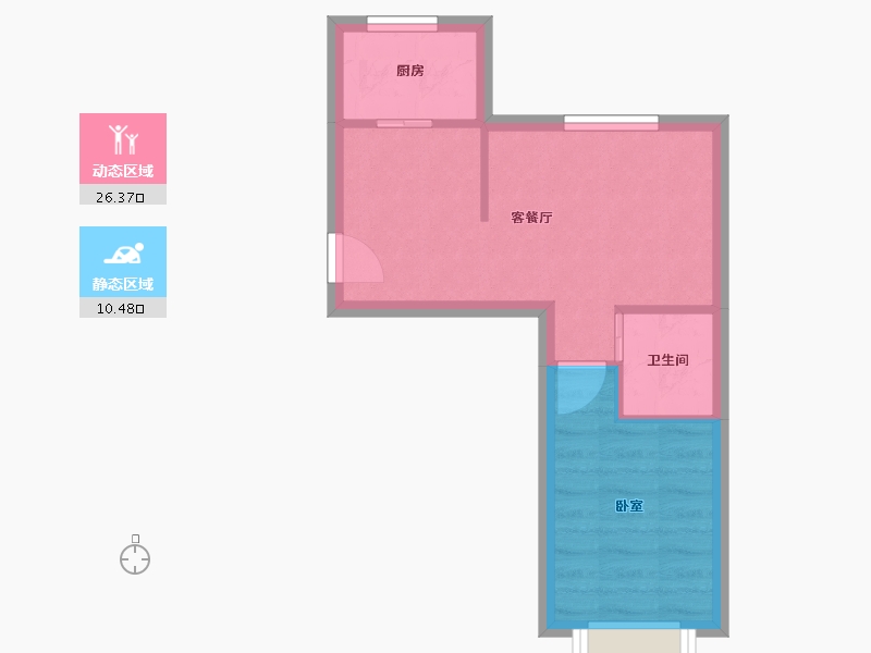 新疆维吾尔自治区-乌鲁木齐市-香缇雅境-32.45-户型库-动静分区