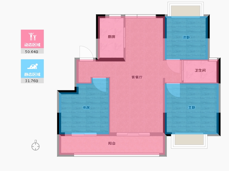 江西省-南昌市-煌盛熙岸大观-73.99-户型库-动静分区