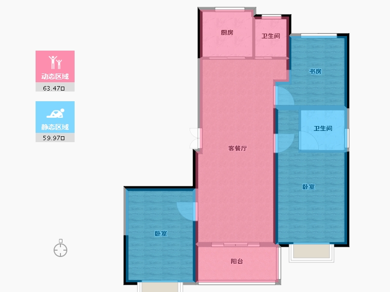 江苏省-盐城市-杰仕豪庭天樾-112.01-户型库-动静分区