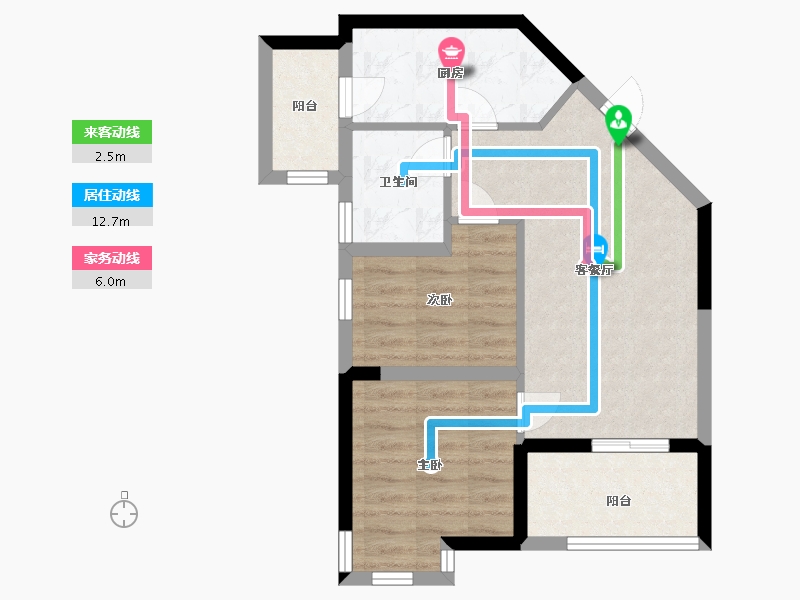 福建省-宁德市-宁德碧桂园天悦湾-56.00-户型库-动静线