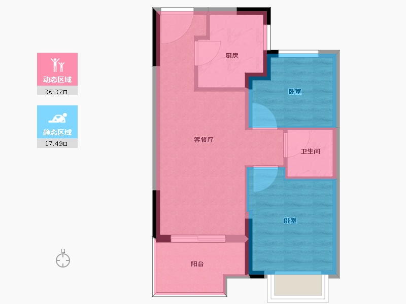 福建省-福州市-福州熙悦府-48.00-户型库-动静分区