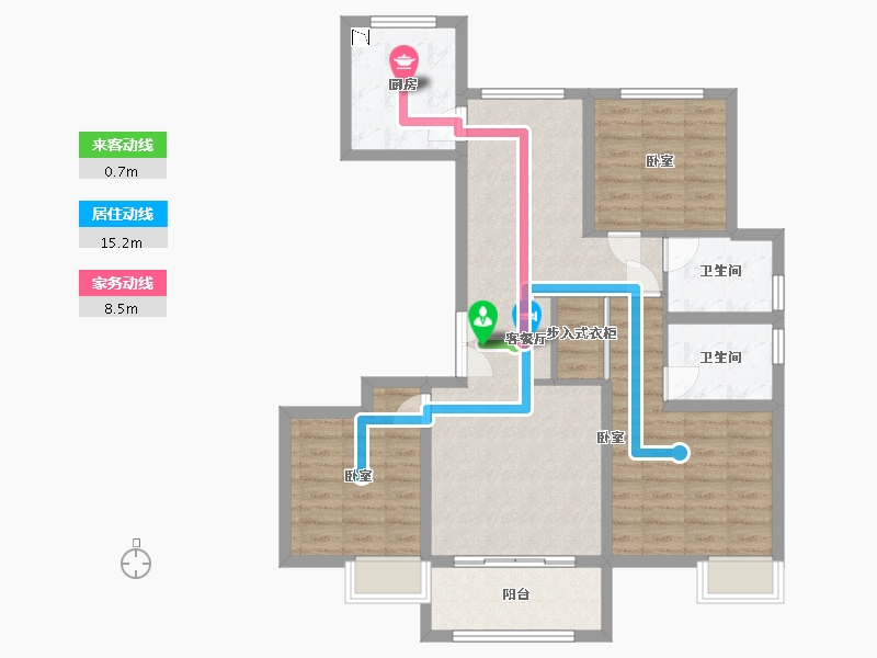 浙江省-湖州市-未来府-92.00-户型库-动静线