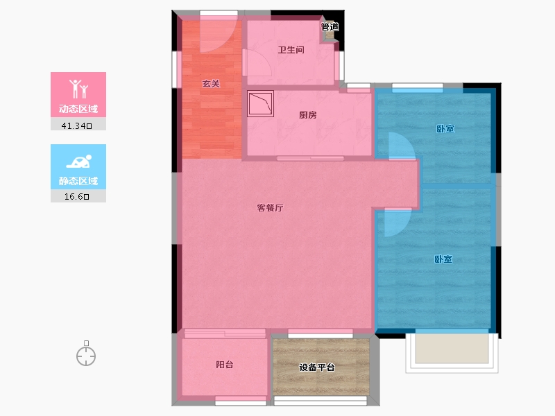 浙江省-湖州市-海湾新城-55.48-户型库-动静分区