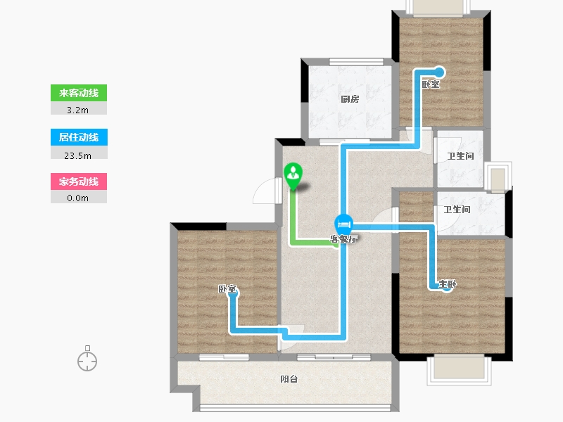 江西省-抚州市-广昌碧桂园-96.00-户型库-动静线