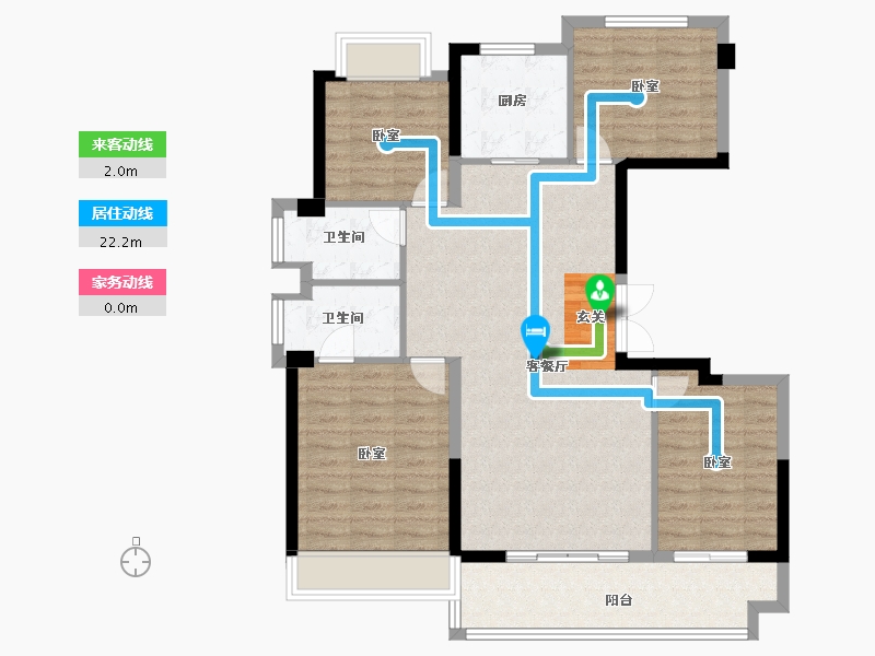 福建省-漳州市-保利万兆大国璟-102.00-户型库-动静线