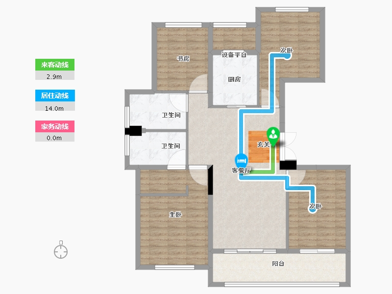 江苏省-常州市-路劲铂隽-113.00-户型库-动静线