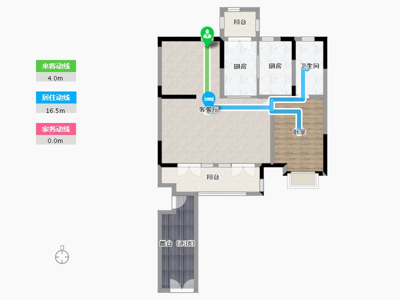 宁夏回族自治区-银川市-华远旭辉江南赋-101.80-户型库-动静线