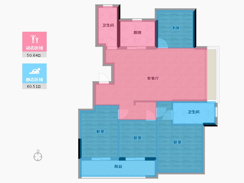 浙江省-湖州市-安吉慢谷-100.00-户型库-动静分区