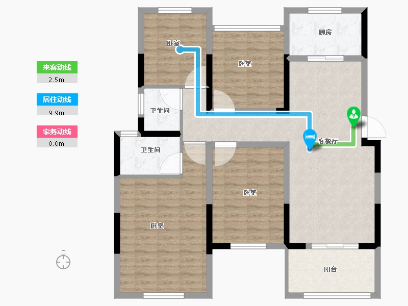 江苏省-镇江市-汇锦·学府家园-108.00-户型库-动静线