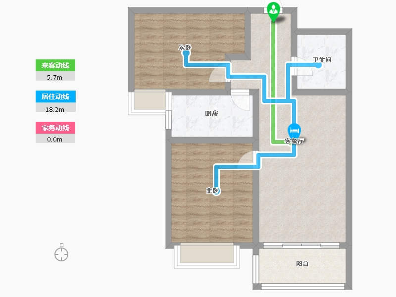 甘肃省-兰州市-凯地华丽世家-74.02-户型库-动静线