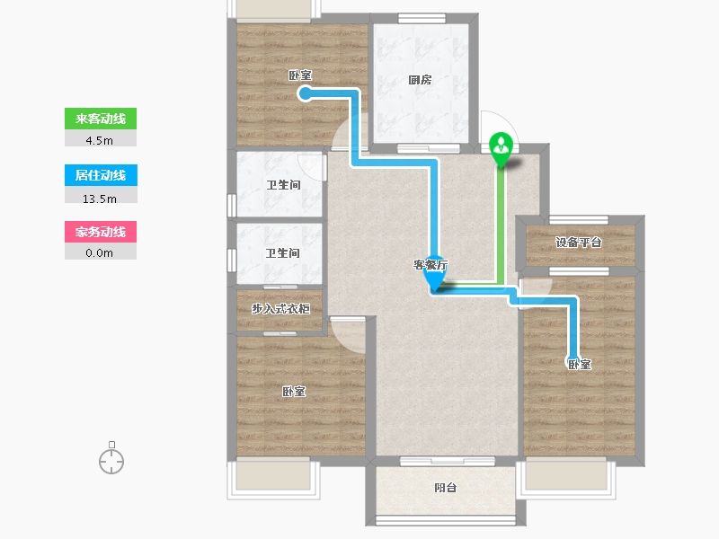 安徽省-合肥市-绿地微客公园-93.03-户型库-动静线