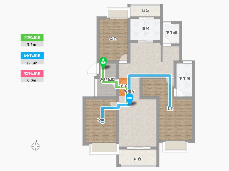 安徽省-阜阳市-纵联枫语墅-101.00-户型库-动静线