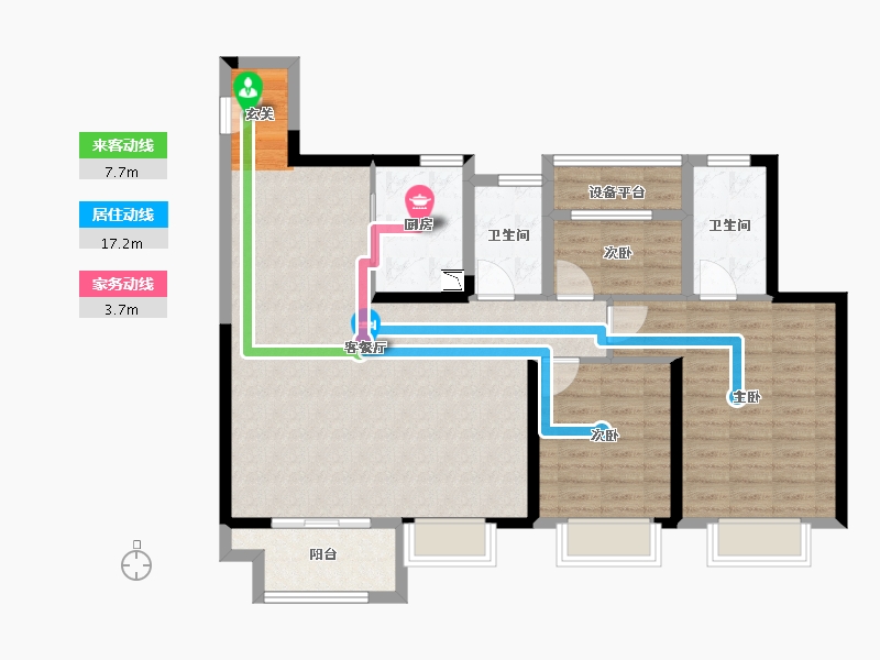 江苏省-常州市-观棠-101.74-户型库-动静线