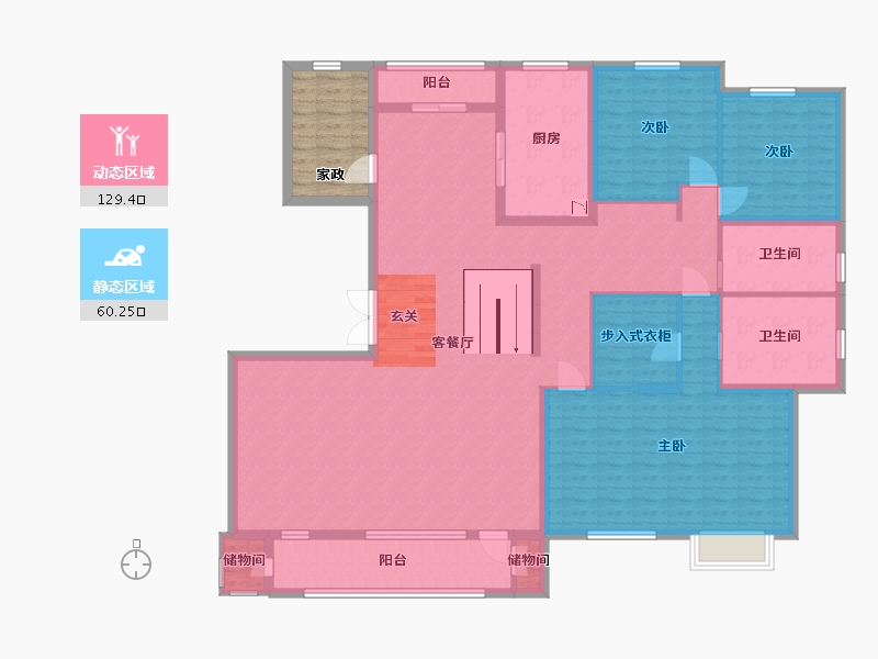 江西省-景德镇市-陶文旅·望津府-179.80-户型库-动静分区