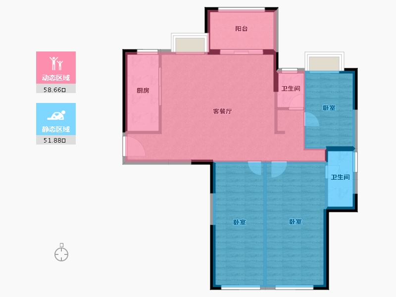 福建省-三明市-建发永郡-101.01-户型库-动静分区