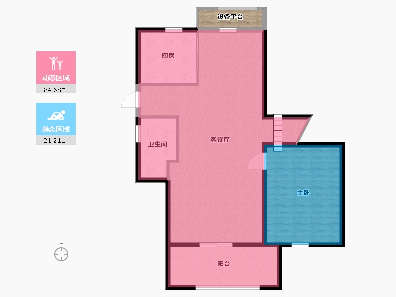 福建省-宁德市-古田天润云玺-100.00-户型库-动静分区