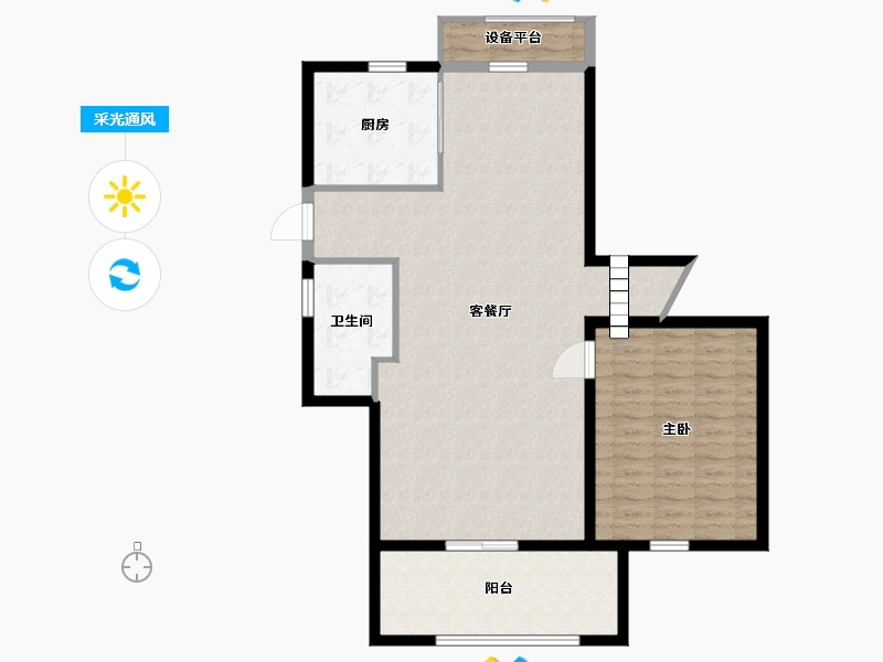 福建省-宁德市-古田天润云玺-100.00-户型库-采光通风