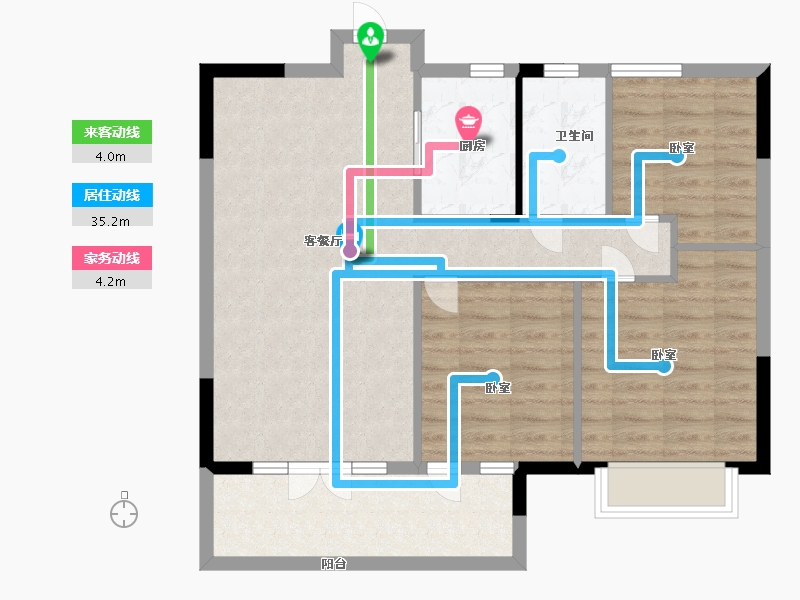 江西省-抚州市-德昌府-83.86-户型库-动静线